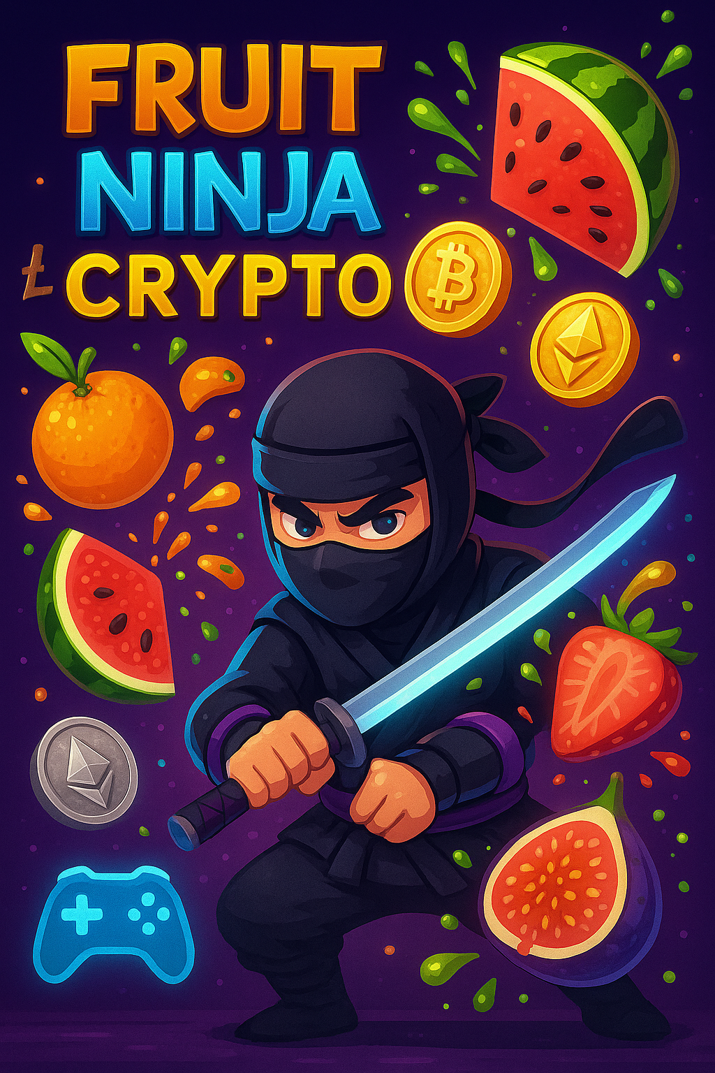 Fruit Ninja Game - Farcaster Mini Apps
